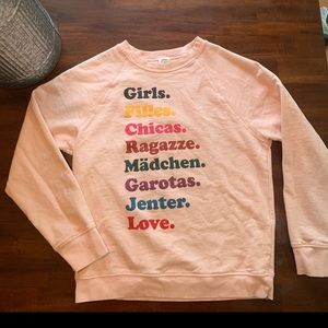 J Crew x Girls Crewneck  (women’s M)